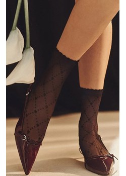 Skarpetki w kropki i serduszka czarny Suni 20 DEN, Kolor czarny, Rozmiar uniwersalny, Gabriella ze sklepu Primodo w kategorii Skarpetki damskie - zdjęcie 188769198