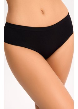 Gaia figi damskie bezszwowe braziliany czarne Sofia 009, Kolor czarny, Rozmiar L, Gaia ze sklepu Primodo w kategorii Majtki damskie - zdjęcie 188769499