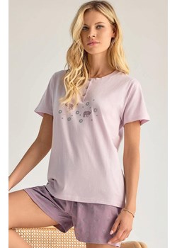Krótka piżama damska 2402, Kolor różowo-fioletowy, Rozmiar S, INFIORE ze sklepu Primodo w kategorii Piżamy damskie - zdjęcie 188770535