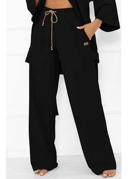 Spodnie damskie długie czarne Bono, Kolor czarny, Rozmiar S, Italian Fashion ze sklepu Primodo w kategorii Piżamy damskie - zdjęcie 188770855