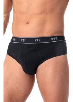 2-pack melanżowe bawełniane slipy czarne MPP 222, Kolor czarny, Rozmiar M, Key ze sklepu Primodo w kategorii Majtki męskie - zdjęcie 188772987