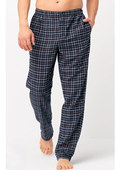 Spodnie piżamowe w kratę MHT 481, Kolor granatowy-kratka, Rozmiar M, Key ze sklepu Primodo w kategorii Spodnie męskie - zdjęcie 188773255