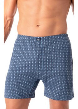 Luźne bokserki męskie niebiesko-turkusowe MXC 945, Kolor niebiesko-turkusowy, Rozmiar M, Key ze sklepu Primodo w kategorii Majtki męskie - zdjęcie 188773315
