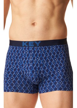 Key granatowe bokserki męskie MXH 516, Kolor granatowy-wzór, Rozmiar M, Key ze sklepu Primodo w kategorii Majtki męskie - zdjęcie 188773319
