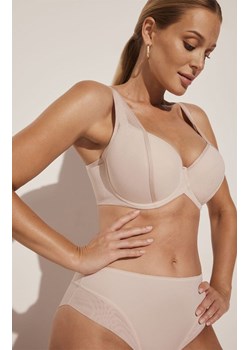 Figi z podwójnym tiulem jasnobeżowe Comfort P-861/2, Kolor jasny beż, Rozmiar L, Kinga ze sklepu Primodo w kategorii Majtki damskie - zdjęcie 188773356