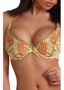 Kolorowy biustonosz push-up z odpinanymi ramiączkami Evana, Kolor żółty, Rozmiar 70C, LivCo Corsetti Fashion ze sklepu Primodo w kategorii Biustonosze - zdjęcie 188774116