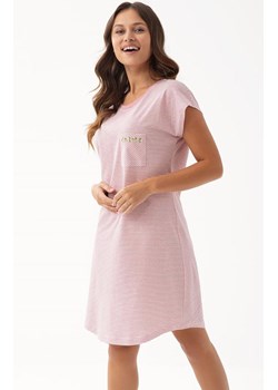 Koszula nocna damska różowa w paski 203, Kolor różowy, Rozmiar M, Luna ze sklepu Primodo w kategorii Koszule nocne - zdjęcie 188774599