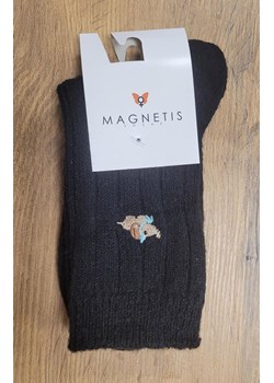 Ciepłe skarpetki damskie z aplikacją czarne YN5063, Kolor czarny, Rozmiar uniwersalny, Magnetis ze sklepu Primodo w kategorii Skarpetki damskie - zdjęcie 188774759