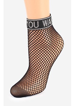 Marilyn skarpetki kabaretki z wzorzystym ściągaczem Charly S54, Kolor czarny, Rozmiar uniwersalny, Marilyn ze sklepu Primodo w kategorii Skarpetki damskie - zdjęcie 188774836