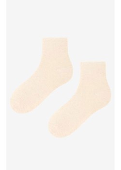 Skarpetki damskie z dodatkiem lnu kremowe Len Line, Kolor kremowy, Rozmiar uniwersalny, Marilyn ze sklepu Primodo w kategorii Skarpetki damskie - zdjęcie 188775336