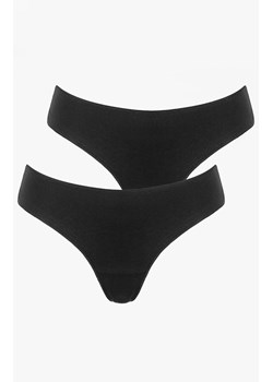 2-pack majtki damskie brazyliany bawełniane z koronką czarne Orchidea, Kolor czarny, Rozmiar S, Pierre Cardin ze sklepu Primodo w kategorii Majtki damskie - zdjęcie 188780119