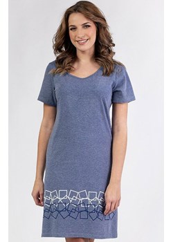 Bawełniana koszula nocna granatowa 156, Kolor granatowy, Rozmiar M, Regina ze sklepu Primodo w kategorii Koszule nocne - zdjęcie 188780316