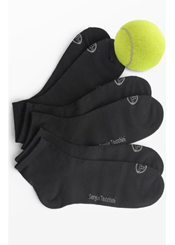 3-pack skarpetki zakostki sportowe bawełniane czarne 1008 Sergio Tacchini, Kolor czarny, Rozmiar 35-38, Sergio Tacchini ze sklepu Primodo w kategorii Skarpetki damskie - zdjęcie 188781759