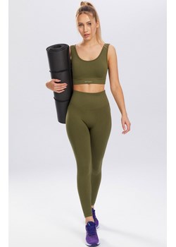 Biustonosz sportowy w kolorze khaki Adapt, Kolor khaki, Rozmiar L, Spaio ze sklepu Primodo w kategorii Biustonosze - zdjęcie 188782705