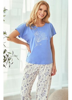 Bawełniana piżama damska 3533 Elora, Kolor niebiesko-biały, Rozmiar M, Taro ze sklepu Primodo w kategorii Piżamy damskie - zdjęcie 188783556