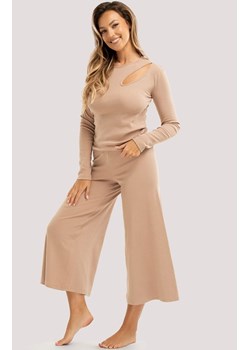 Bawełniana piżama damska beżowa Zen, Kolor beżowy, Rozmiar S, Unikat ze sklepu Primodo w kategorii Piżamy damskie - zdjęcie 188785357