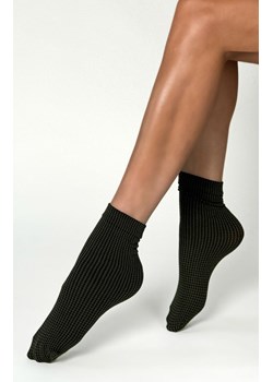 Skarpetki damskie oliwkowe PEPITONE, Kolor oliwkowy, Rozmiar uniwersalny, Veneziana ze sklepu Primodo w kategorii Skarpetki damskie - zdjęcie 188785389