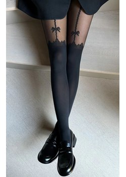 Veneziana czarne rajstopy imitujące pończochy Lucia 20 DEN, Kolor czarny, Rozmiar 2, Veneziana ze sklepu Primodo w kategorii Rajstopy - zdjęcie 188785489