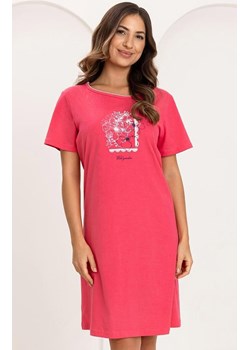 Bawełniana koszula damska malinowa 174, Kolor malinowy, Rozmiar M, Regina ze sklepu Intymna w kategorii Koszule nocne - zdjęcie 188786095
