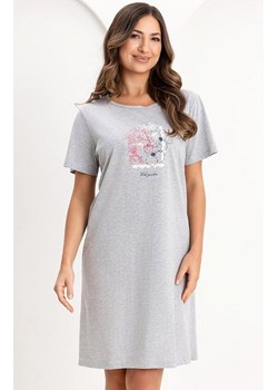 Bawełniana koszula damska szary melanż 174, Kolor szary melanż, Rozmiar M, Regina ze sklepu Intymna w kategorii Koszule nocne - zdjęcie 188786097