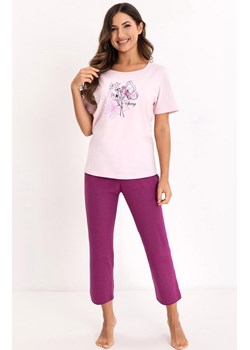 Bawełniana piżama damska różowa 739, Kolor różowy, Rozmiar S, Regina ze sklepu Intymna w kategorii Piżamy damskie - zdjęcie 188786146