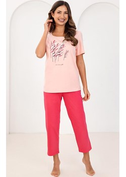 Bawełniana piżama damska morelowa 740, Kolor morelowy, Rozmiar M, Regina ze sklepu Intymna w kategorii Piżamy damskie - zdjęcie 188786148