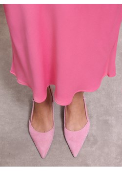 Mohito - Zamszowe czółenka na szpilce - różowy ze sklepu Mohito w kategorii Czółenka - zdjęcie 188786489