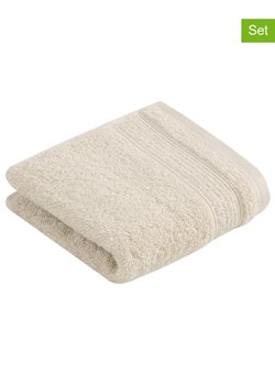 Vossen Ręczniki (2 szt.) "Balance" w kolorze kremowym dla gości ze sklepu Limango Polska w kategorii Ręczniki - zdjęcie 188787657