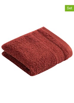 Vossen Ręczniki (2 szt.) "Balance" w kolorze czerwonym dla gości ze sklepu Limango Polska w kategorii Ręczniki - zdjęcie 188787658