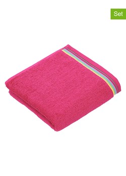 Vossen Ręczniki (2 szt.) "Soley" w kolorze różowym dla gości ze sklepu Limango Polska w kategorii Ręczniki - zdjęcie 188787686