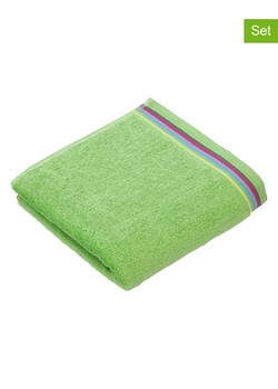 Vossen Ręczniki (2 szt.) "Soley" w kolorze zielonym dla gości ze sklepu Limango Polska w kategorii Ręczniki - zdjęcie 188787687