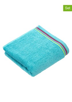 Vossen Ręczniki (2 szt.) "Soley" w kolorze turkusowym dla gości ze sklepu Limango Polska w kategorii Ręczniki - zdjęcie 188787688