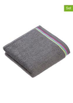 Vossen Ręczniki (2 szt.) "Soley" w kolorze szarym dla gości ze sklepu Limango Polska w kategorii Ręczniki - zdjęcie 188787689
