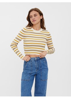 Vero Moda Koszulka "Anita" w kolorze szaro-kremowym ze sklepu Limango Polska w kategorii Bluzki damskie - zdjęcie 188787988