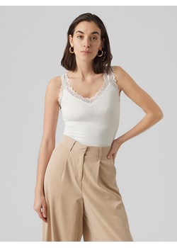 Vero Moda Top "Rosa" w kolorze białym ze sklepu Limango Polska w kategorii Bluzki damskie - zdjęcie 188788248
