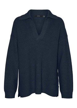 Vero Moda Sweter "Luna" w kolorze granatowym ze sklepu Limango Polska w kategorii Swetry damskie - zdjęcie 188788897
