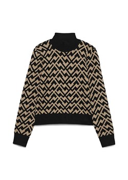 Vero Moda Sweter w kolorze beżowo-czarnym ze sklepu Limango Polska w kategorii Swetry damskie - zdjęcie 188789149