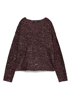 Vero Moda Sweter w kolorze ciemnofioletowym ze sklepu Limango Polska w kategorii Swetry damskie - zdjęcie 188789236