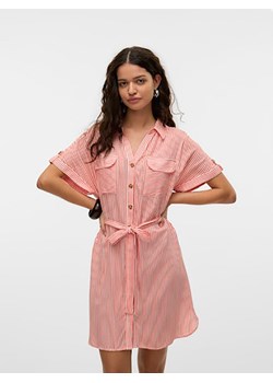 Vero Moda Sukienka w kolorze czerwono-białym ze sklepu Limango Polska w kategorii Sukienki - zdjęcie 188789637