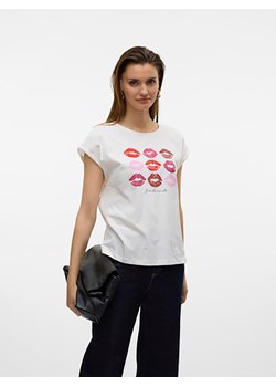 Vero Moda Koszulka w kolorze białym ze sklepu Limango Polska w kategorii Bluzki damskie - zdjęcie 188789829