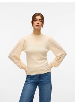 Vero Moda Sweter w kolorze beżowym ze sklepu Limango Polska w kategorii Swetry damskie - zdjęcie 188789988