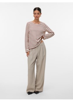 Vero Moda Koszulka w kolorze beżowo-bordowym ze sklepu Limango Polska w kategorii Bluzki damskie - zdjęcie 188790665