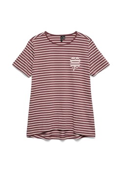 Vero Moda Koszulka w kolorze bordowym ze sklepu Limango Polska w kategorii Bluzki damskie - zdjęcie 188790689