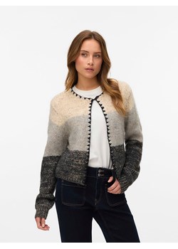 Vero Moda Kardigan w kolorze beżowo-antracytowym ze sklepu Limango Polska w kategorii Swetry damskie - zdjęcie 188790939