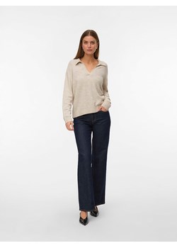 Vero Moda Sweter w kolorze beżowym ze sklepu Limango Polska w kategorii Swetry damskie - zdjęcie 188790996