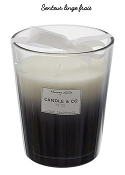 THE HOME DECO FACTORY Świeca zapachowa "Harmony - Linen" - 560 g ze sklepu Limango Polska w kategorii Świece i dyfuzory - zdjęcie 188791208