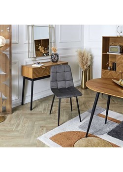 Rétro Chic Krzesło "Mateo" w kolorze szarym - 45 x 88 x 52 cm ze sklepu Limango Polska w kategorii Meble - zdjęcie 188791579