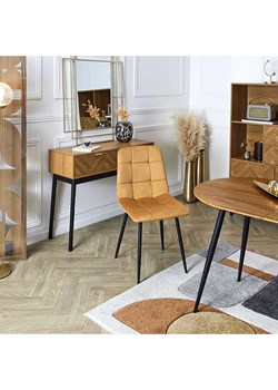 Rétro Chic Krzesło "Mateo" w kolorze żółtym - 45 x 88 x 52 cm ze sklepu Limango Polska w kategorii Meble - zdjęcie 188791597