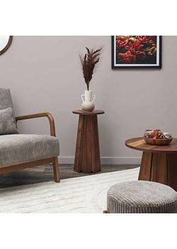 THE HOME DECO FACTORY Stolik w kolorze brązowym - wys. 55 x Ø 30 cm ze sklepu Limango Polska w kategorii Stoliki kawowe - zdjęcie 188791619