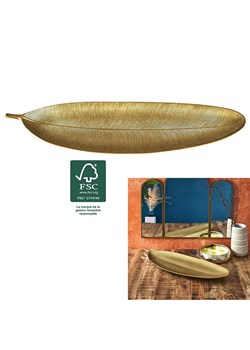 Ethnical Life Półmisek w kolorze złotym - 59,5 x 22 cm ze sklepu Limango Polska w kategorii Misy i tace dekoracyjne - zdjęcie 188791848